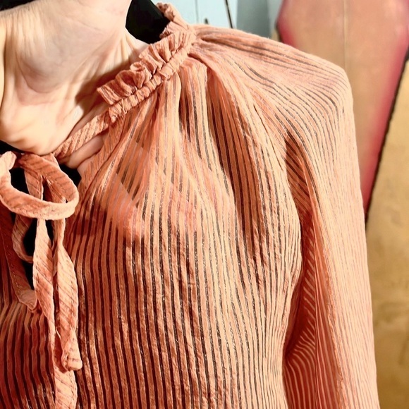 Minkpink,by UO, Women's Nerang Semi-Sheer Blouse - Gorgeous, EUC, Size Small - Picture 8 of 9